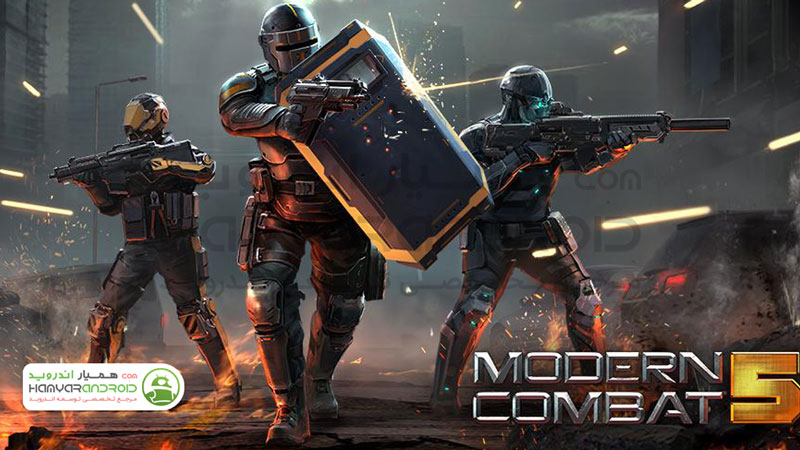 دانلود بازی مدرن کامبت 5 Modern Combat برای اندروید