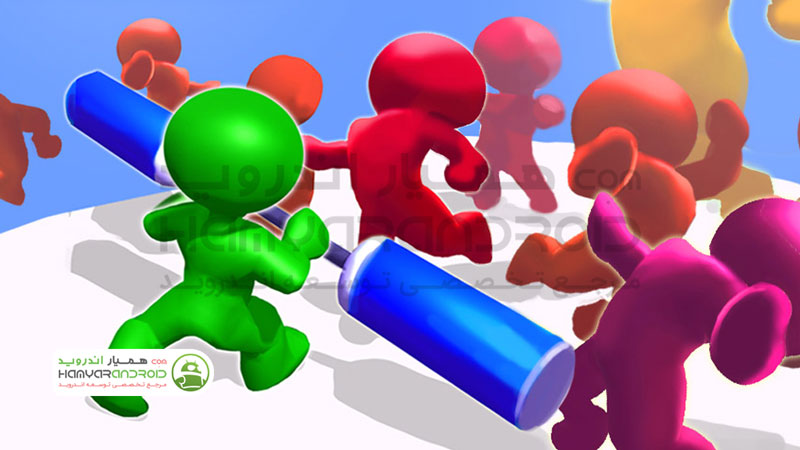 دانلود بازی هل دادن رقبا Push'em all برای اندروید + مود شده