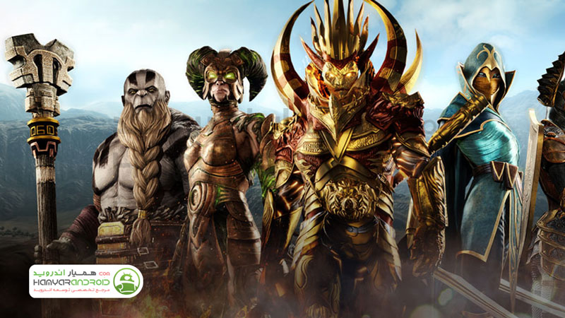 دانلود برنامه ظهور تایتان ها Dawn of Titans برای اندروید