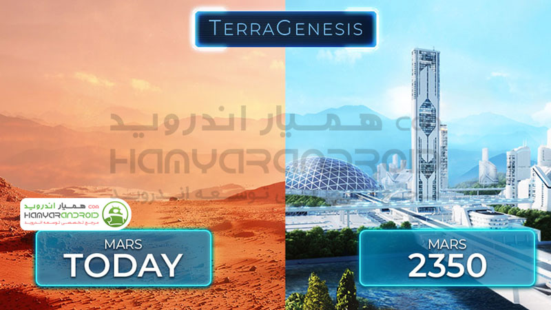 دانلود بازی شبیه سازی اقامتگاه فضایی TerraGenesis مود شده برای اندروید