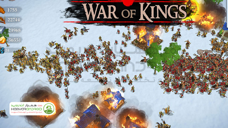 دانلود بازی جنگ پادشاهان War of Kings با پول بی نهایت برای اندروید