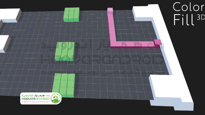 دانلود بازی سه بعدی پر کردن رنگ Color Fill 3D مود شده برای اندروید