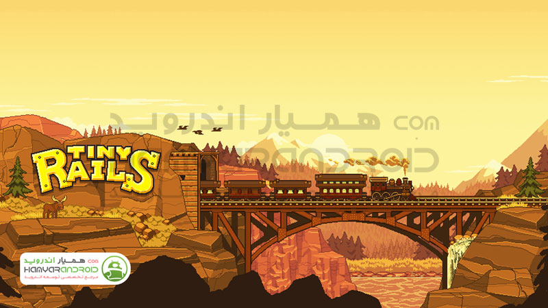 دانلود بازی قطارهای کوچک Tiny Rails برای اندروید