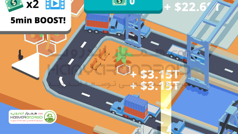 دانلود بازی تاجر بندر Idle Port Tycoon برای اندروید