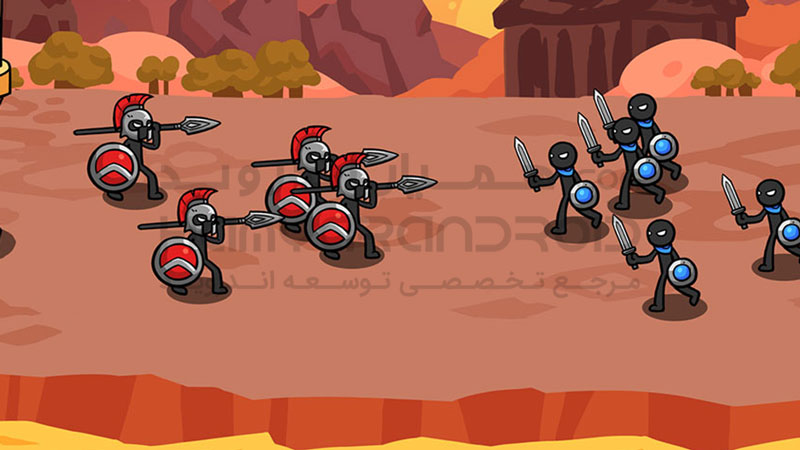 دانلود بازی Stick Wars 2 جنگ آدمک ها 2 الماس بی نهایت برای اندروید