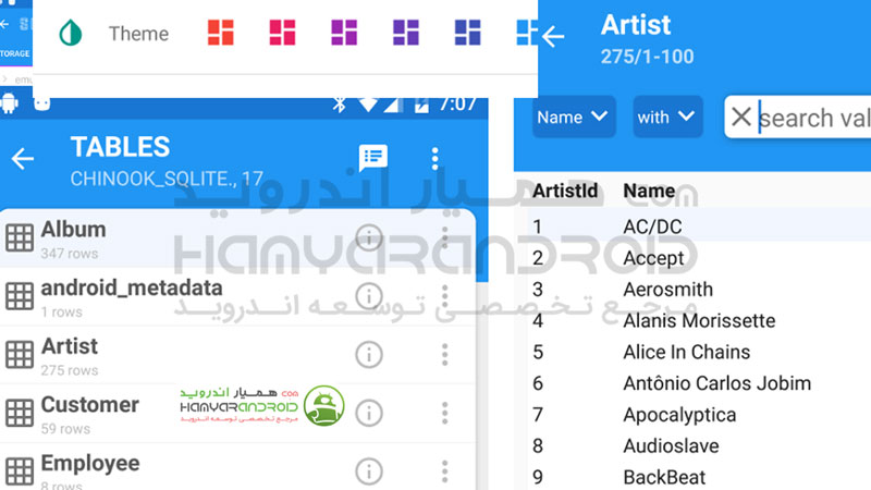 دانلود برنامه ویرایشگر  اس کیو ال SQL Mini Plus برای اندروید