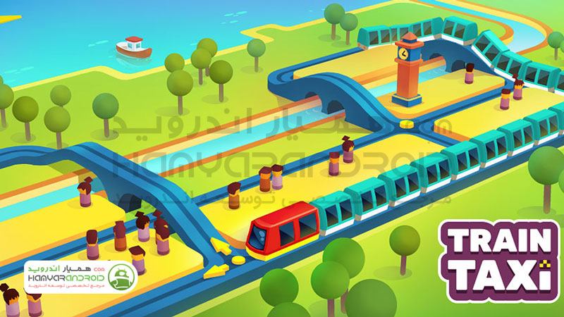 دانلود بازی Train Taxi قطار شهری مود شده برای اندروید