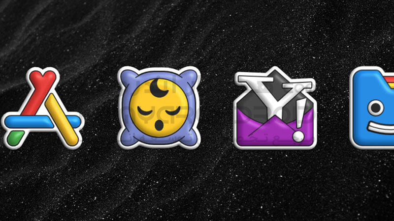 دانلود برنامه Poppin icon pack آیکون پک کارتونی برای اندروید