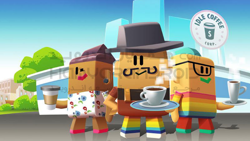 دانلود بازی Idle Coffee Corp کافی شاپ دار برای اندروید + مود شده