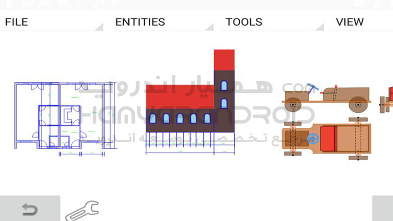 دانلود برنامه اتوکد دو بعدی MobilCAD 2d برای اندروید + نسخه خریداری شده