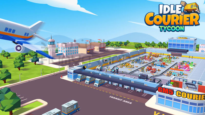 دانلود بازی Idle Courier Tycoon برای اندروید + مود شده + فایل دیتا