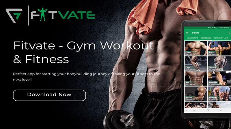 دانلود نرم افزار فیتنس در خانه Fitvate برای اندروید + نسخه آنلاک شده