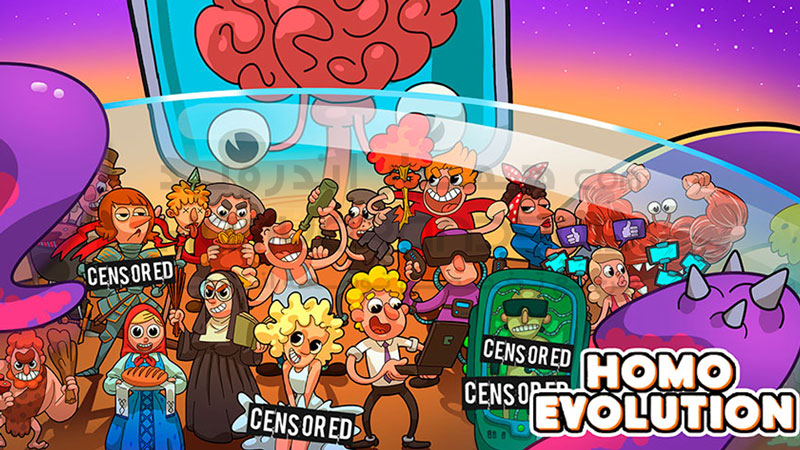 دانلود بازی Homo Evolution تکامل انسان برای اندروید + مود شده