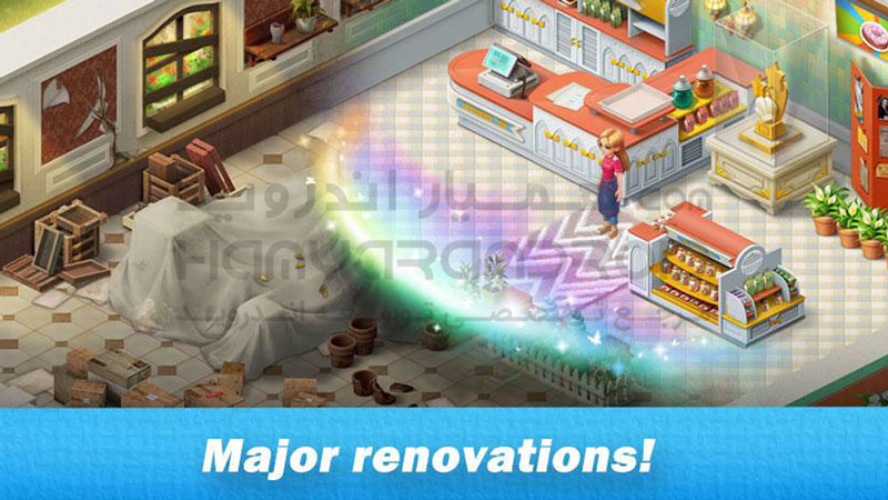 دانلود بازی Restaurant Renovation نوسازی رستوران برای اندروید + پول بی نهایت