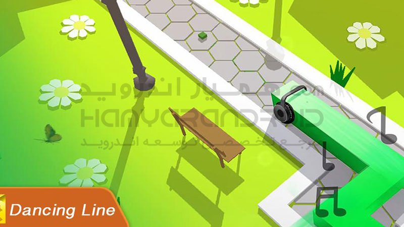 دانلود بازی Dancing Line رقص خطوط برای اندروید + مود شده
