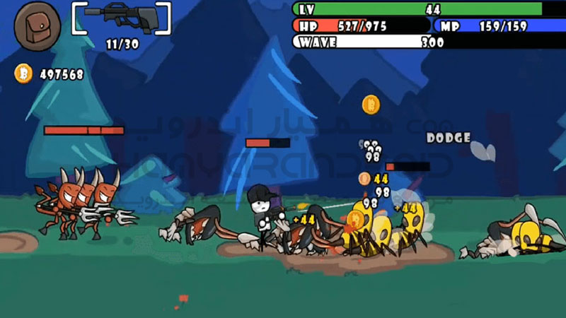 دانلود بازی One Gun Stickman مود شده برای اندروید