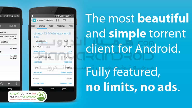 دانلود برنامه کلاینت تورنت Flud با امکانات بالا برای اندروید+نسخه پولی