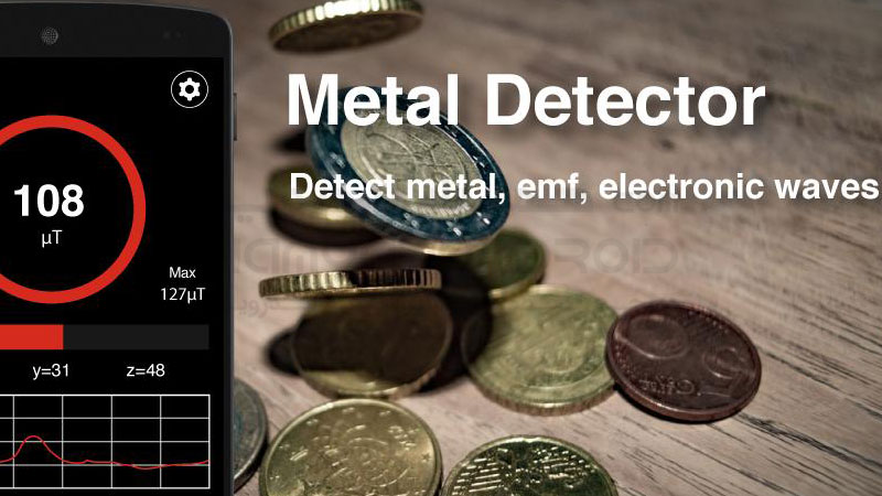 دانلود نرم افزار فلزیاب تصویری Metal Detector اندروید