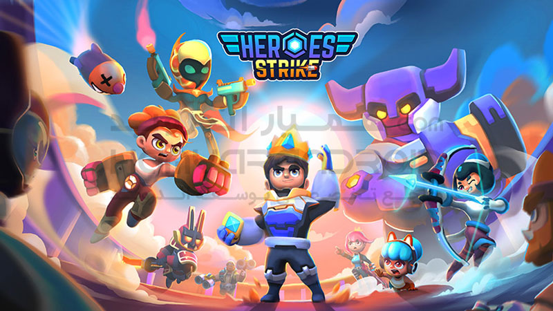 دانلود بازی Heroes Strike حمله قهرمانان مود شده برای اندروید