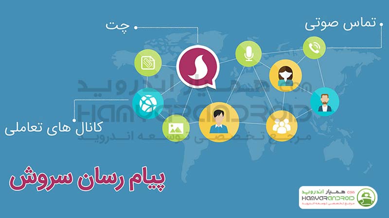 دانلود نرم افزار سروش Soroush Messenger برای اندروید جایگزین تلگرام