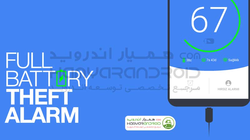 دانلود برنامه هشدار پر شدن باتری Full Battery برای اندروید