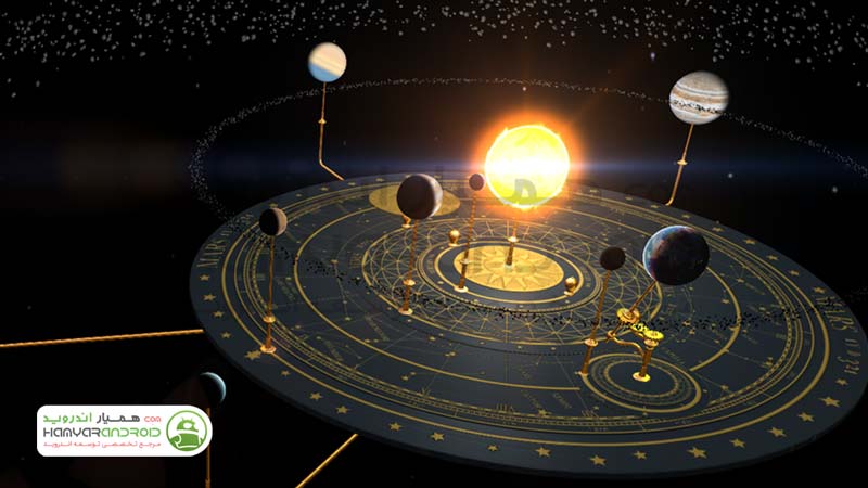 دانلود برنامه افلاک نمای پر قدرت جهان نما  Orrery برای اندروید